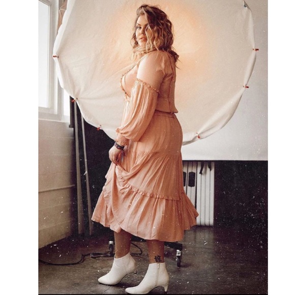 🌿 Spell Clementine Soirée Dress NWT • Size L - Picture 4 of 16